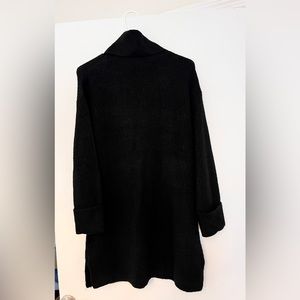 Topshop black sweater dress NWT
